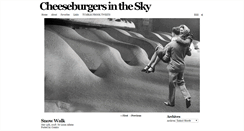 Desktop Screenshot of cheeseburgersinthesky.com