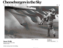 Tablet Screenshot of cheeseburgersinthesky.com